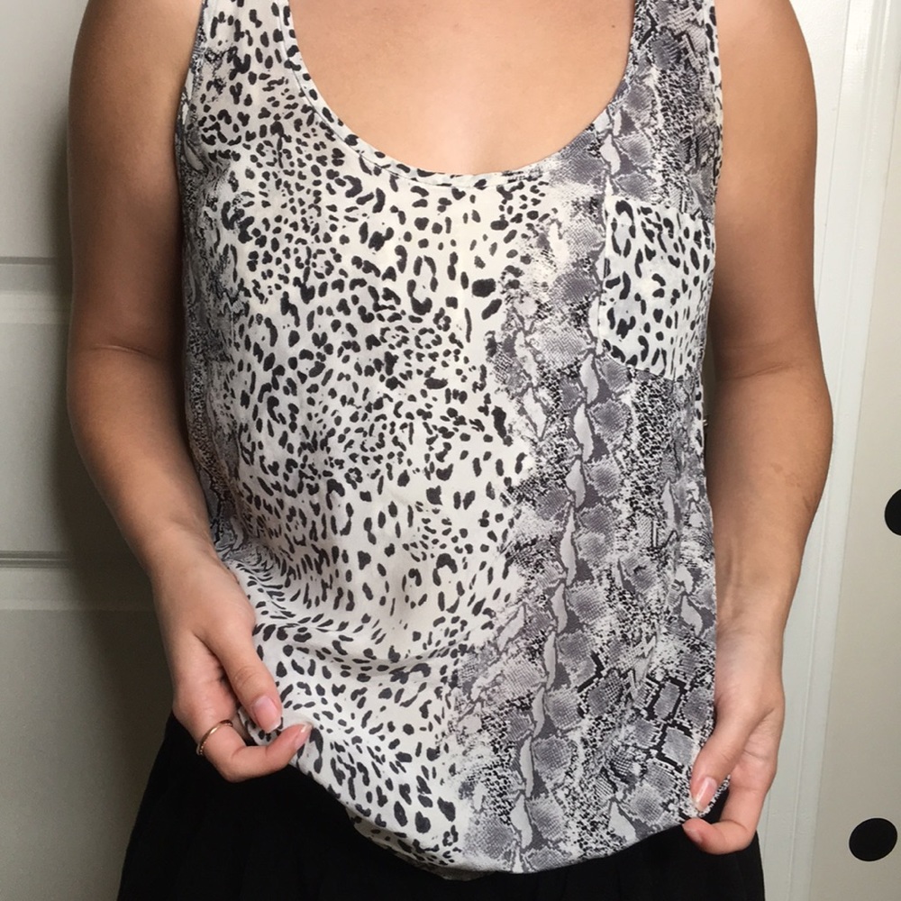Joie Animal Print Tank